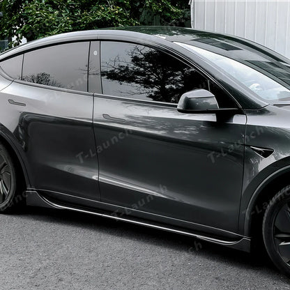 ABS Split-Type Side Skirts for Tesla Model Y Juniper 2025+