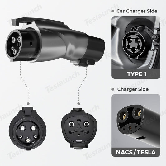 Tesla to J1772 Adapter for Tesla Model 3/Y/S/X/Cybertruck