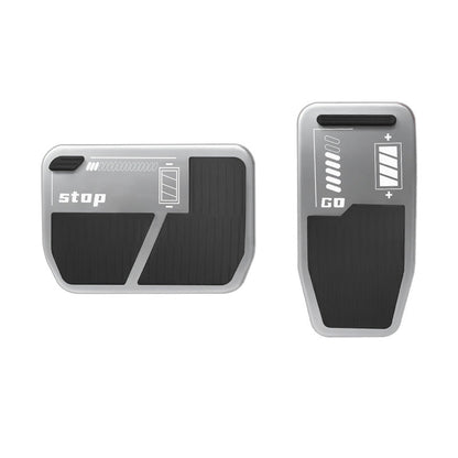 Model 3/Y Performance Alloy Pedals, Non-Slip Metal Brake Pedal Cover (2017-2023) 2017-2023 Model 3 and 2020-2024 Model Y Stop Go