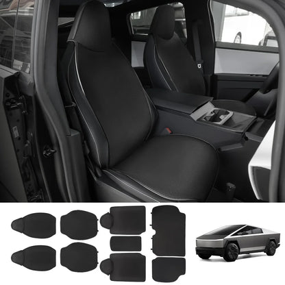 Breathable Mesh Seat Cover Set for Tesla Cybertruck 2024+ Full Set (9-Piece Set)