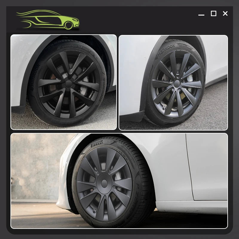18 Inch Arachnid Style Wheel Cover Hubcaps For TESLA Model 3 2017-2023