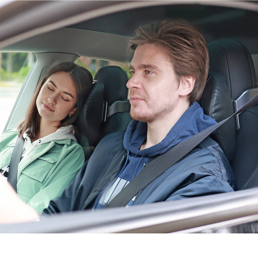 Tesla Model 3/Y Adjustable Headrest Pillow with Phone & Tablet Holder