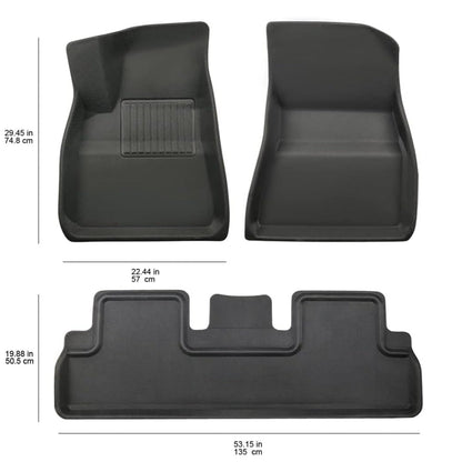 All Weather Floor Mats For Tesla Model 3 Highland