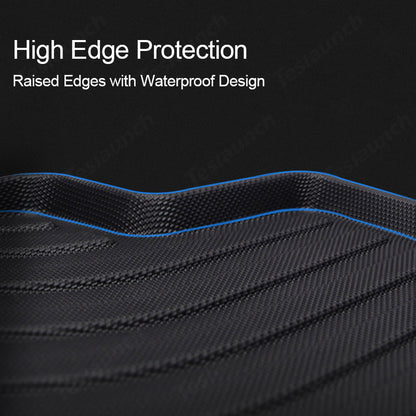 All-Weather Full Set Trunk Mat Cargo Floor Mats For Tesla 2024 Model 3 Highland