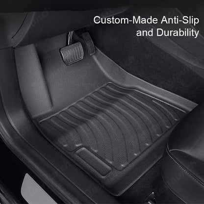 All-Weather Full Set Trunk Mat Cargo Floor Mats For Tesla 2024 Model 3 Highland