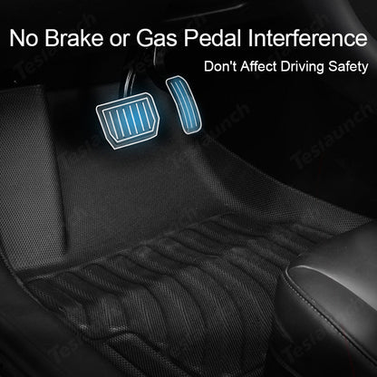 All-Weather Full Set Trunk Mat Cargo Floor Mats For Tesla 2024 Model 3 Highland