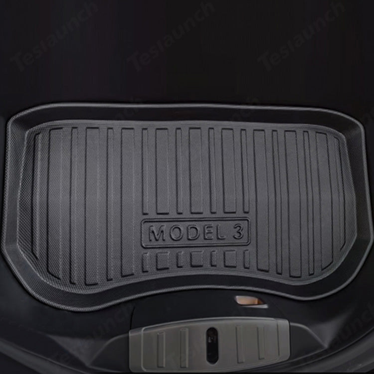 All-Weather Full Set Trunk Mat Cargo Floor Mats For Tesla 2024 Model 3 Highland