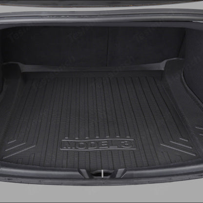 All-Weather Full Set Trunk Mat Cargo Floor Mats For Tesla 2024 Model 3 Highland