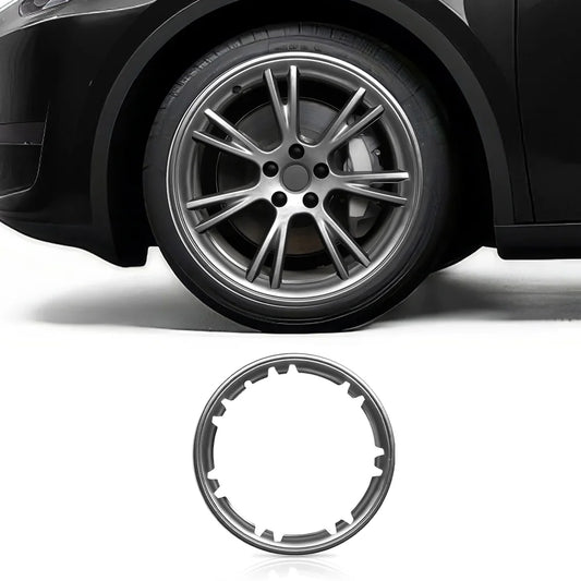 Replacement All-in-one Wheel Rim Protector for Tesla Model Y 19’’ Gemini Wheels (1PC) Carbon Grey 1PC