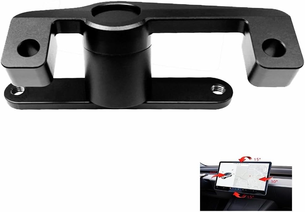 Aluminium Alloy Screen Rotating Holder Navigation Bracket Screen Swivel Tilt Mount for Tesla Model 3 Y