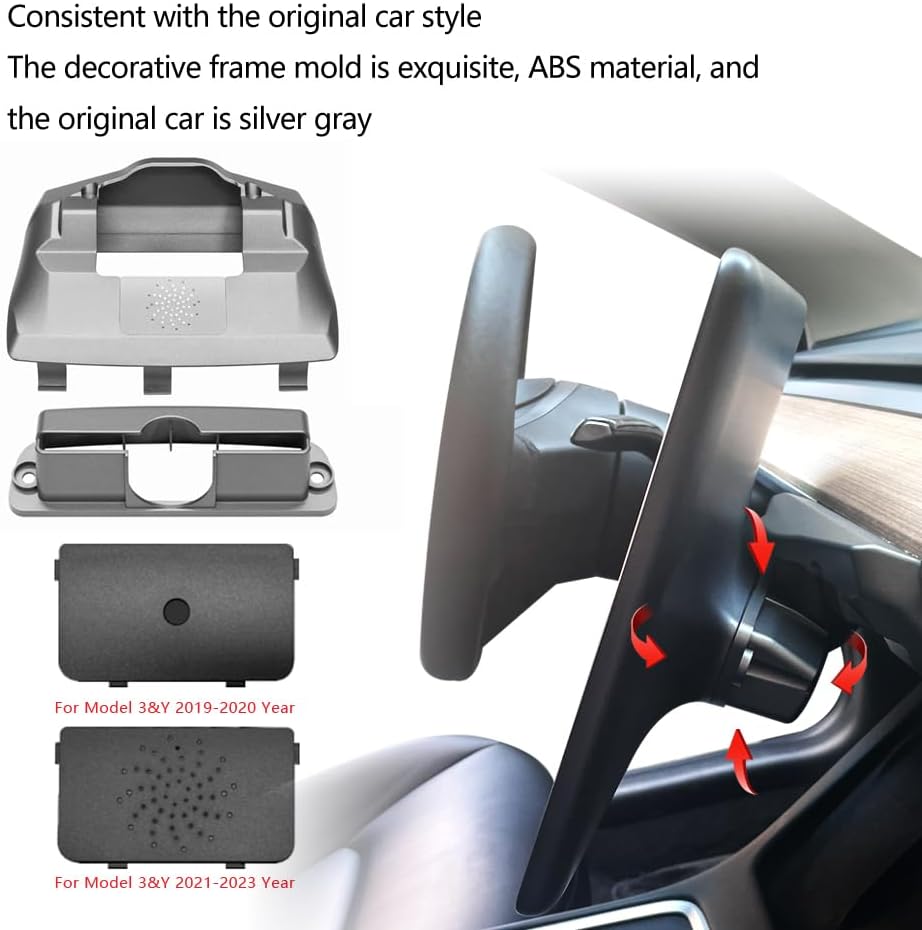 Aluminium Alloy Screen Rotating Holder Navigation Bracket Screen Swivel Tilt Mount for Tesla Model 3 Y