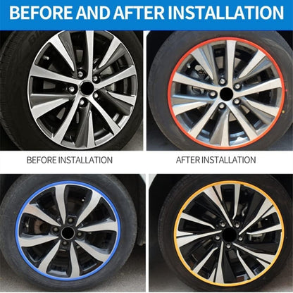 Aluminum Alloy Car Wheel Rim Protectors Anti-Scratch Wheel Protection Ring for Cars, Trucks, Tesla Set of 4