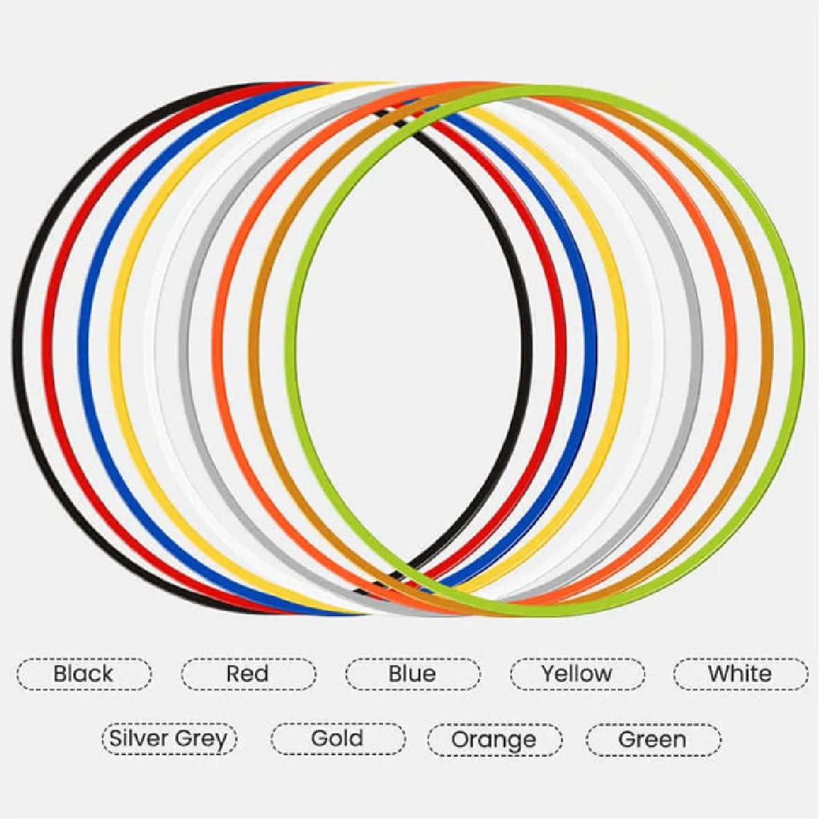 Aluminum Alloy Wheel Rim Protectors for Tesla Models 3/Y/S/X (4 PCS)