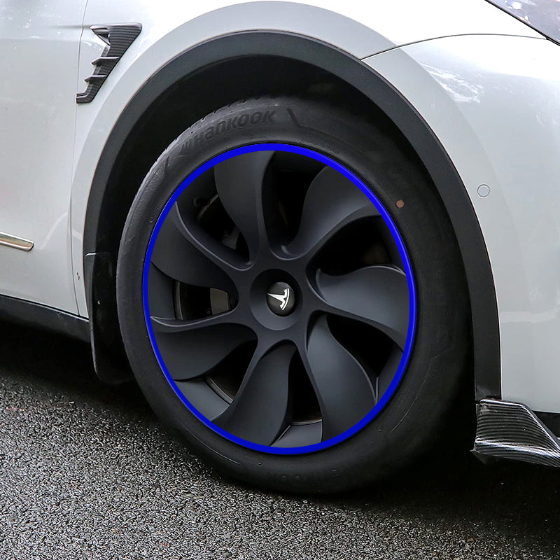 Aluminum Alloy Wheel Rim Protectors for Tesla Models 3/Y/S/X (4 PCS)