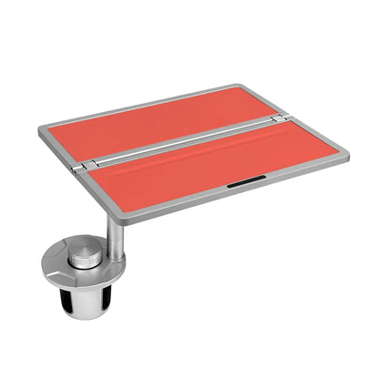 Aluminum Foldable Floating Car Table for Tesla Model 3/Y/S/X Aluminum Alloy Red
