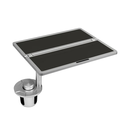 Aluminum Foldable Floating Car Table for Tesla Model 3/Y/S/X Aluminum Alloy Black