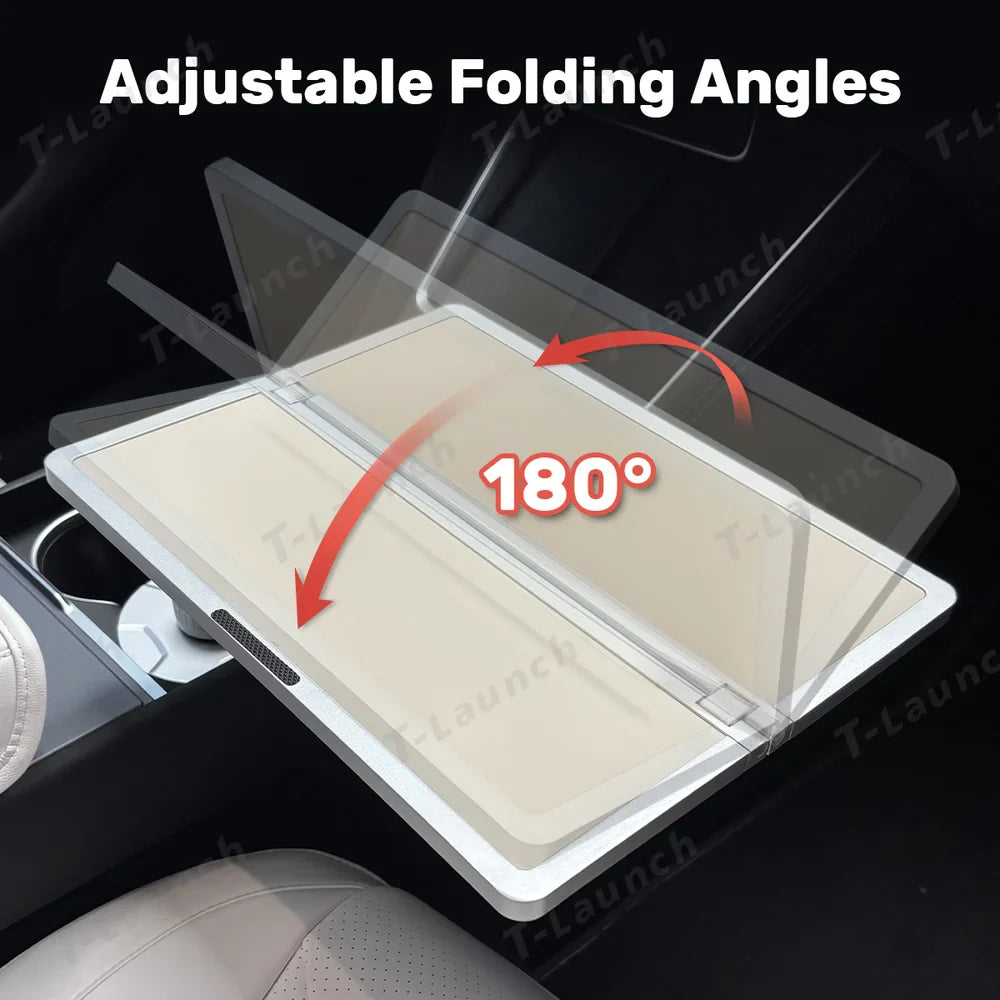 Aluminum Foldable Floating Car Table for Tesla Model 3/Y/S/X