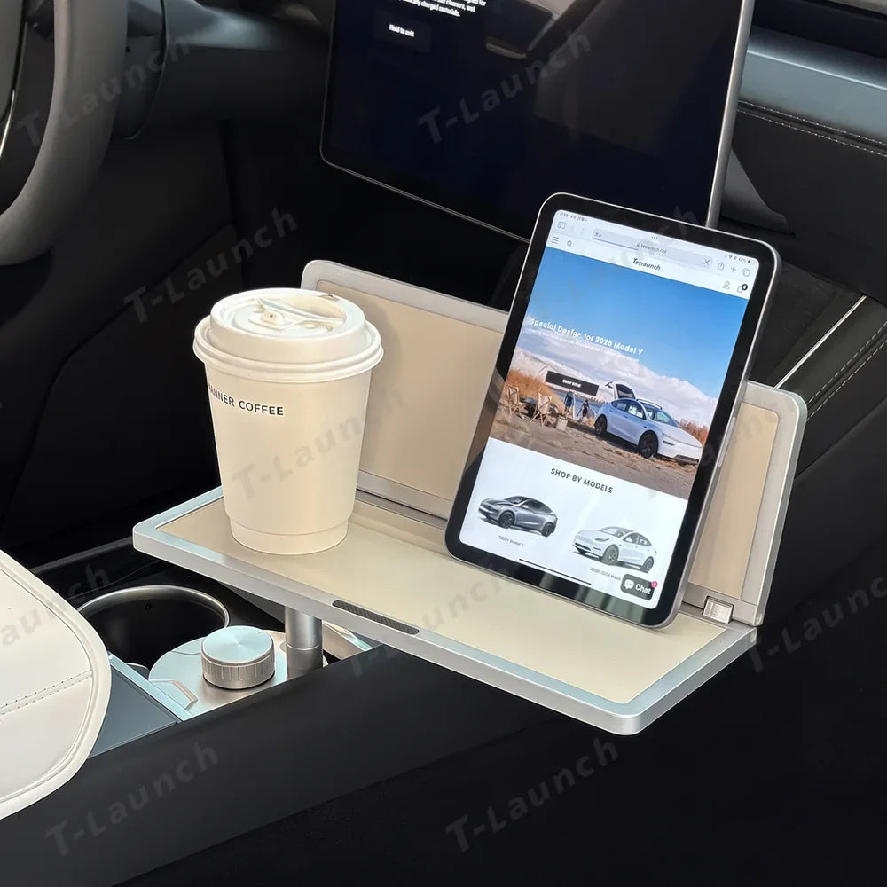 Aluminum Foldable Floating Car Table for Tesla Model 3/Y/S/X