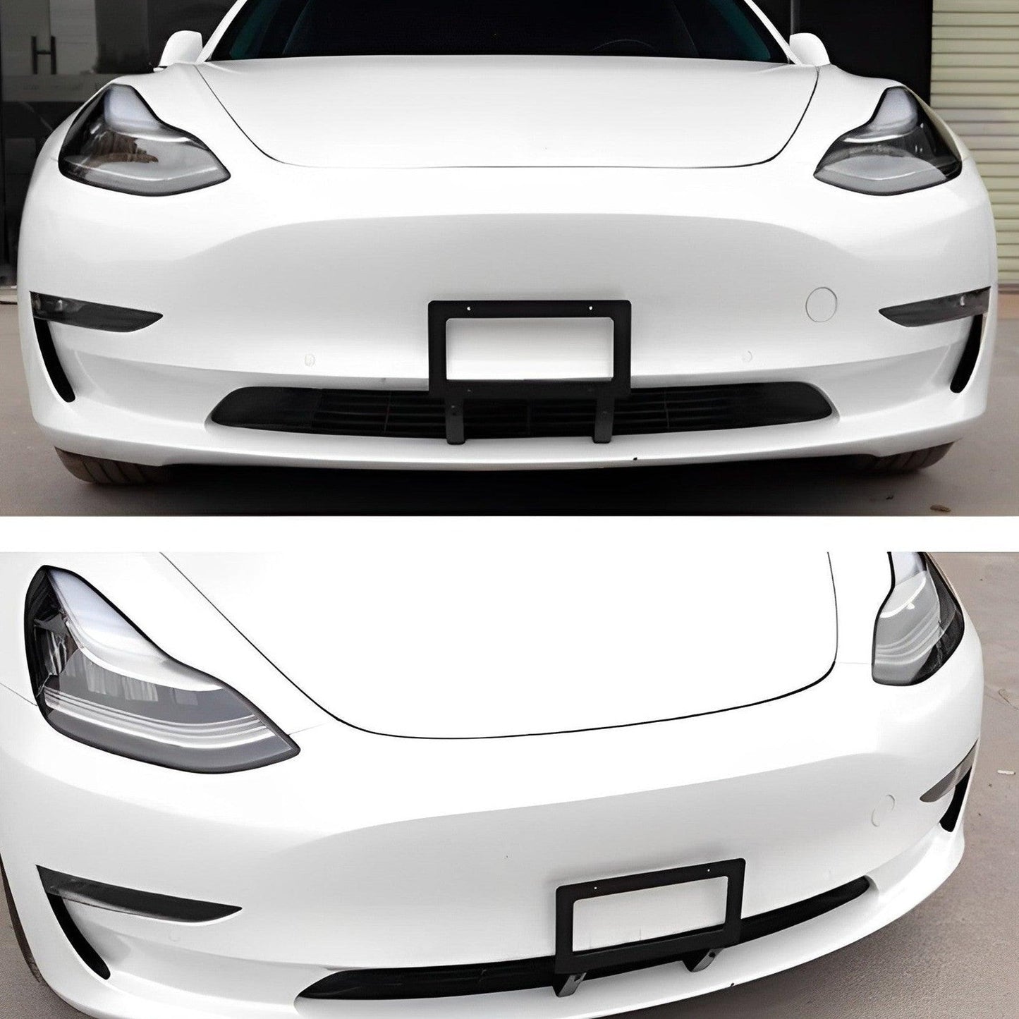 American Standard Metal License Plate Frame for Tesla Model 3 Model Y 2017-2024