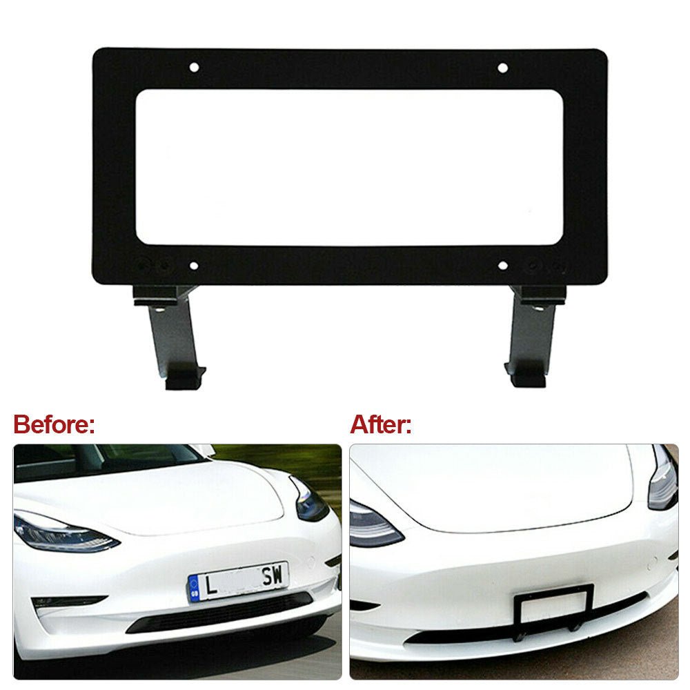 American Standard Metal License Plate Frame for Tesla Model 3 Model Y 2017-2024