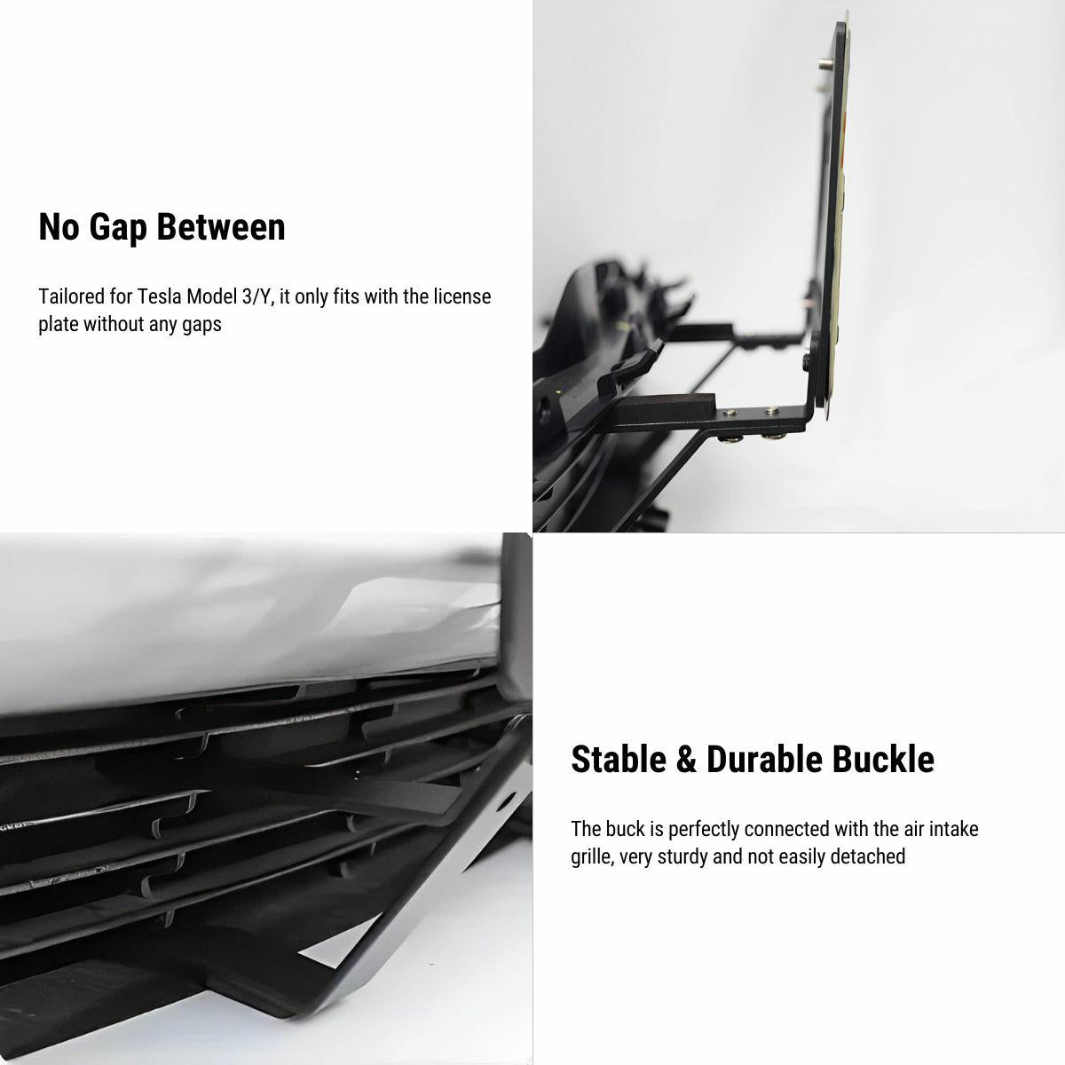 American Standard Metal License Plate Frame for Tesla Model 3 Model Y 2017-2024
