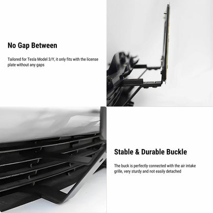 American Standard Metal License Plate Frame for Tesla Model 3 Model Y 2017-2024