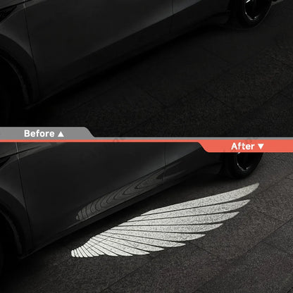 Angel Wing Side Mirror Welcome Projector Light for Tesla Model 3/Y (2017-2025+)