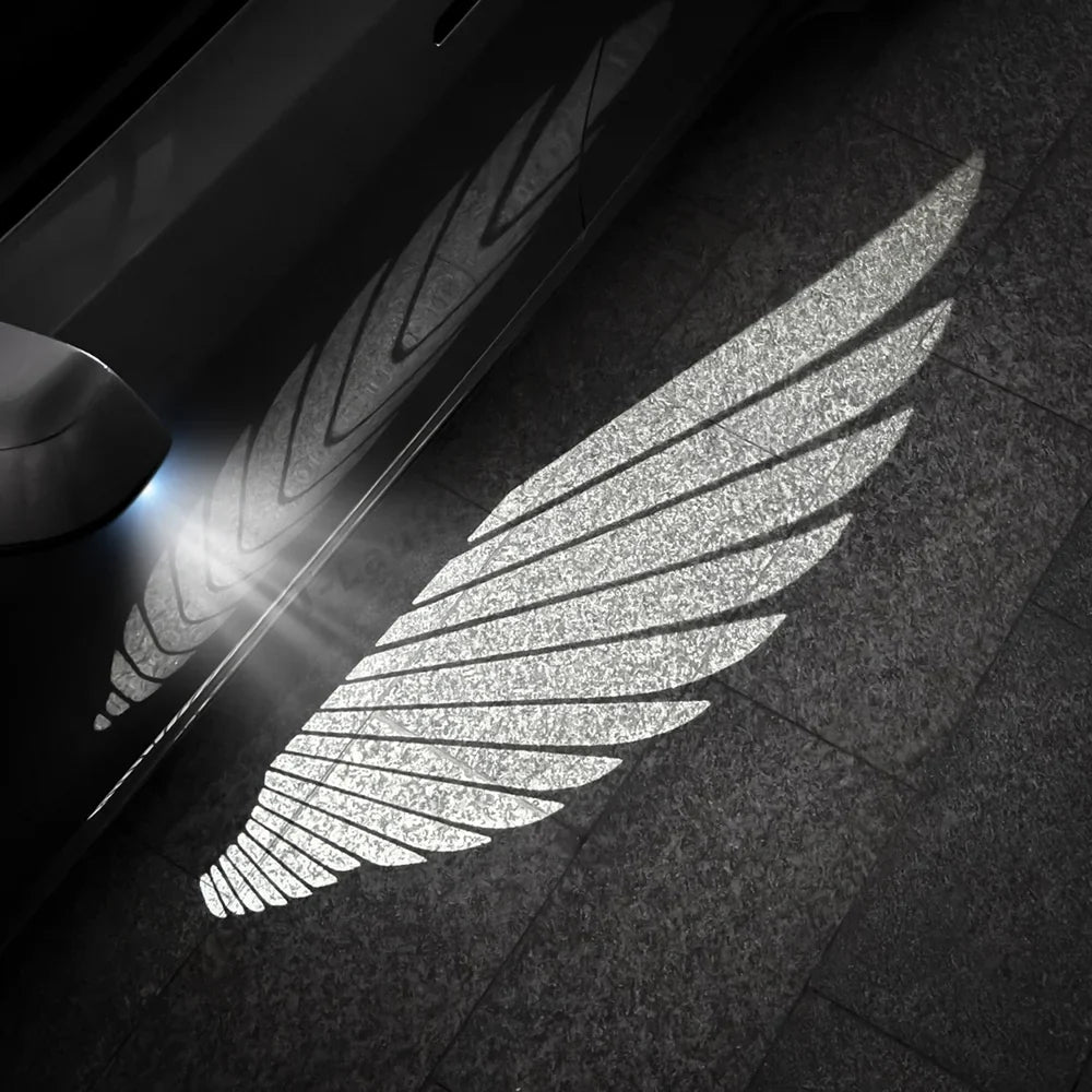Angel Wing Side Mirror Welcome Projector Light for Tesla Model 3/Y (2017-2025+)