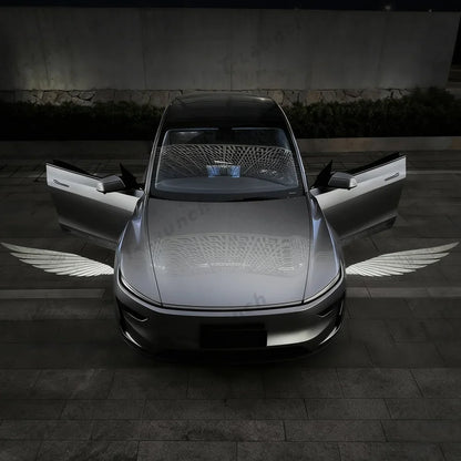 Angel Wing Side Mirror Welcome Projector Light for Tesla Model 3/Y (2017-2025+)