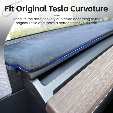 Anti-Glare Dash Cover Mat for Tesla Model 3/Y