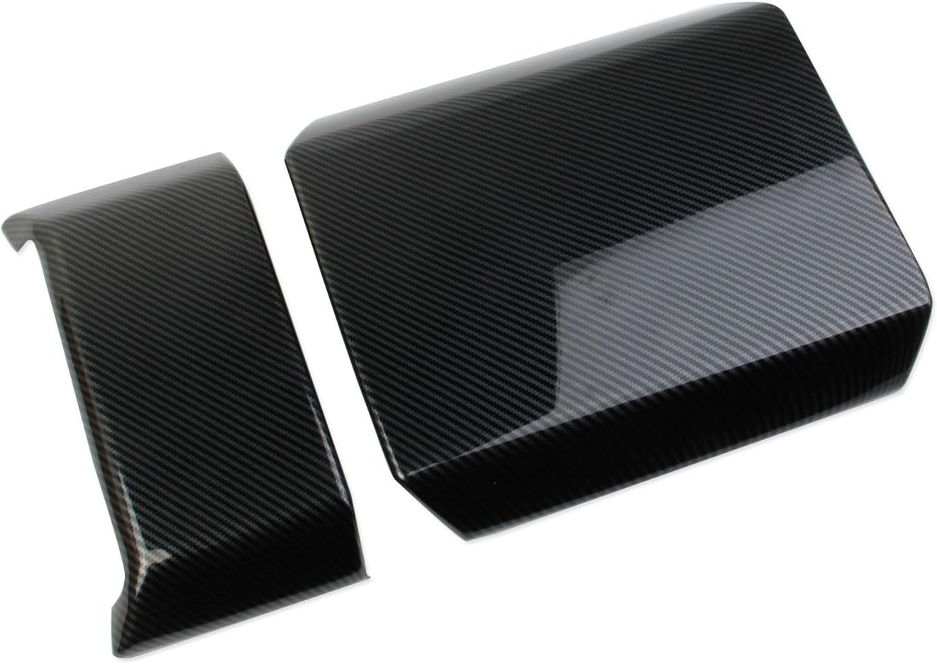 Center Control Armrest Covers (Carbon Fiber Pattern ABS) for Cybertruck (2 PCS)