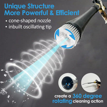EV Car Interior Detailing Air Blow Tornado Vacuum Gun For Tesla