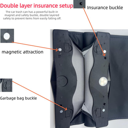 LED Car Garbage Bag for Tesla Model 3/Y/X/S
