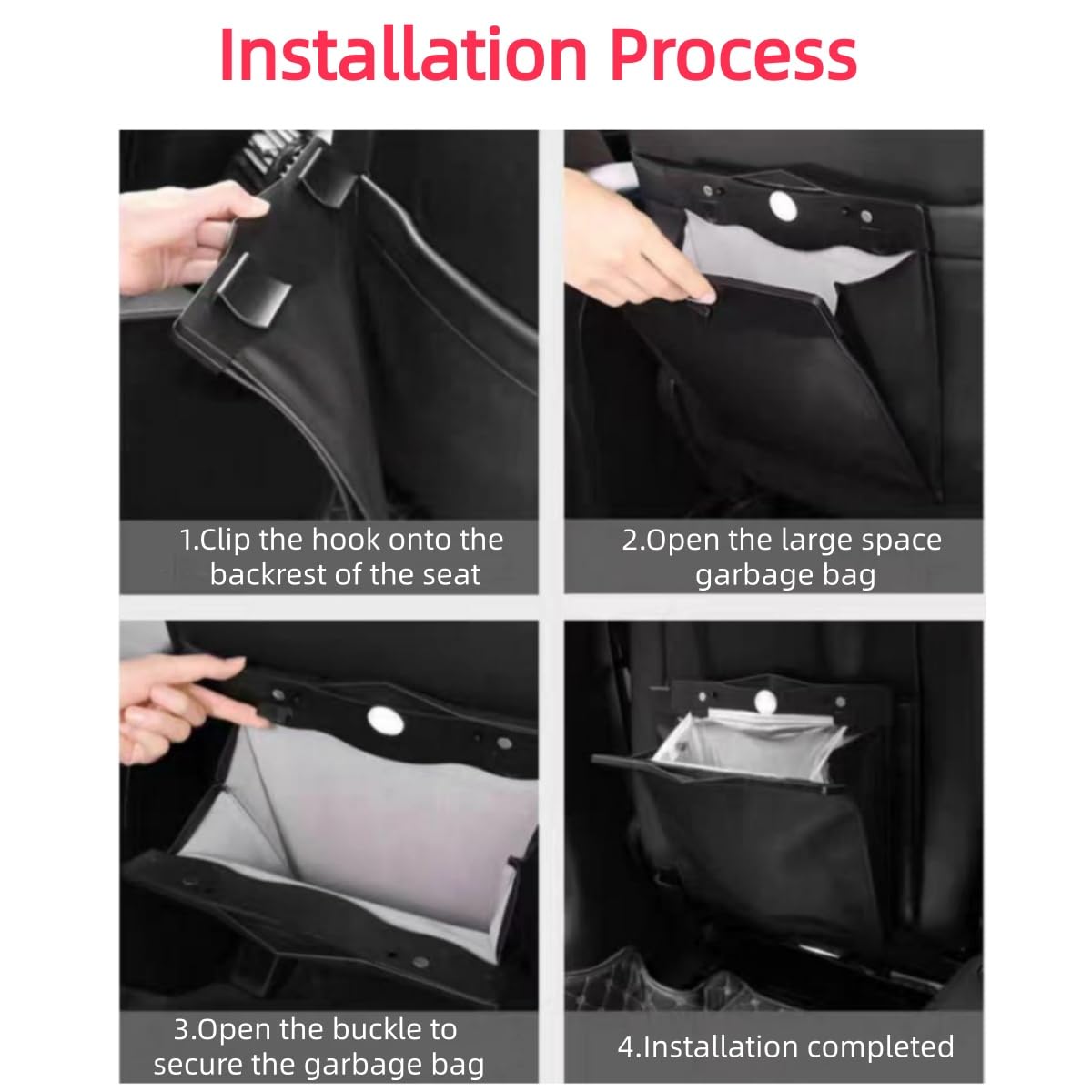 LED Car Garbage Bag for Tesla Model 3/Y/X/S
