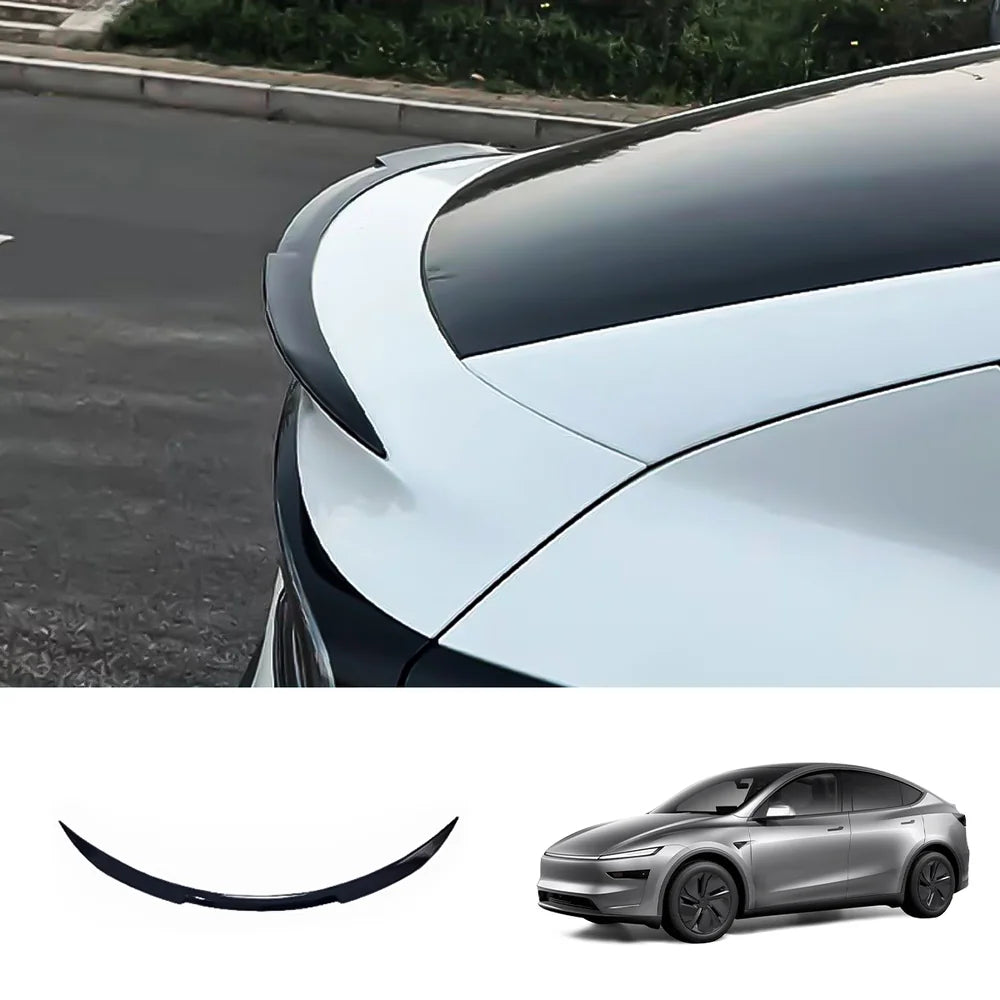 Blade-Style ABS Rear Spoiler for Tesla Model Y Juniper 2025+ Glossy Black