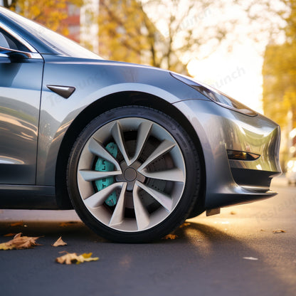 Brake Caliper Covers (4Pcs) For Tesla Model 3/Y (2017-2023) Ice Blue