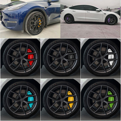 Brake Caliper Covers (4Pcs) For Tesla Model S/X (2018-2022)