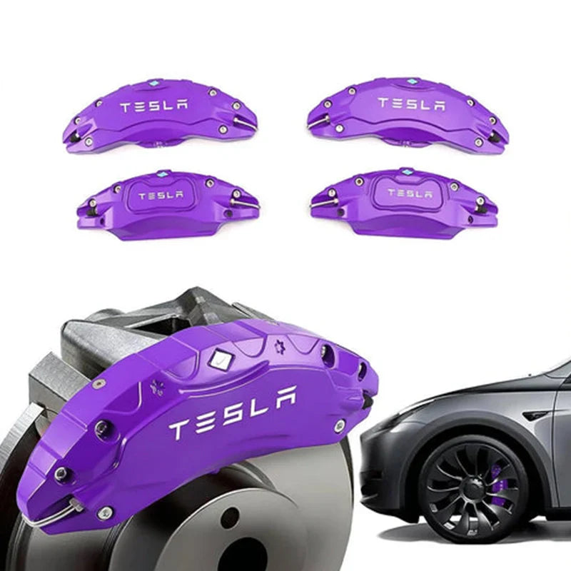 Brake Caliper Covers For Tesla Model S/X(4Pcs) Model S Lavender Purple