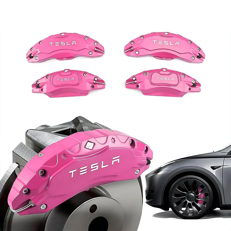 Brake Caliper Covers For Tesla Model S/X(4Pcs) Model S Pink