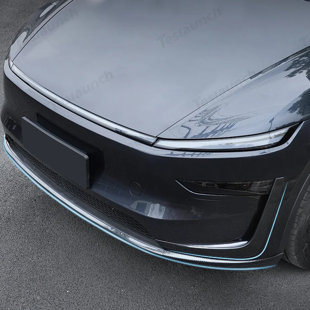 Stainless Steel Front & Rear Bumper Protector Trim for Tesla Model Y Juniper 2025+