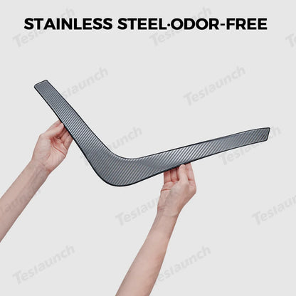 Stainless Steel Front & Rear Bumper Protector Trim for Tesla Model Y Juniper 2025+