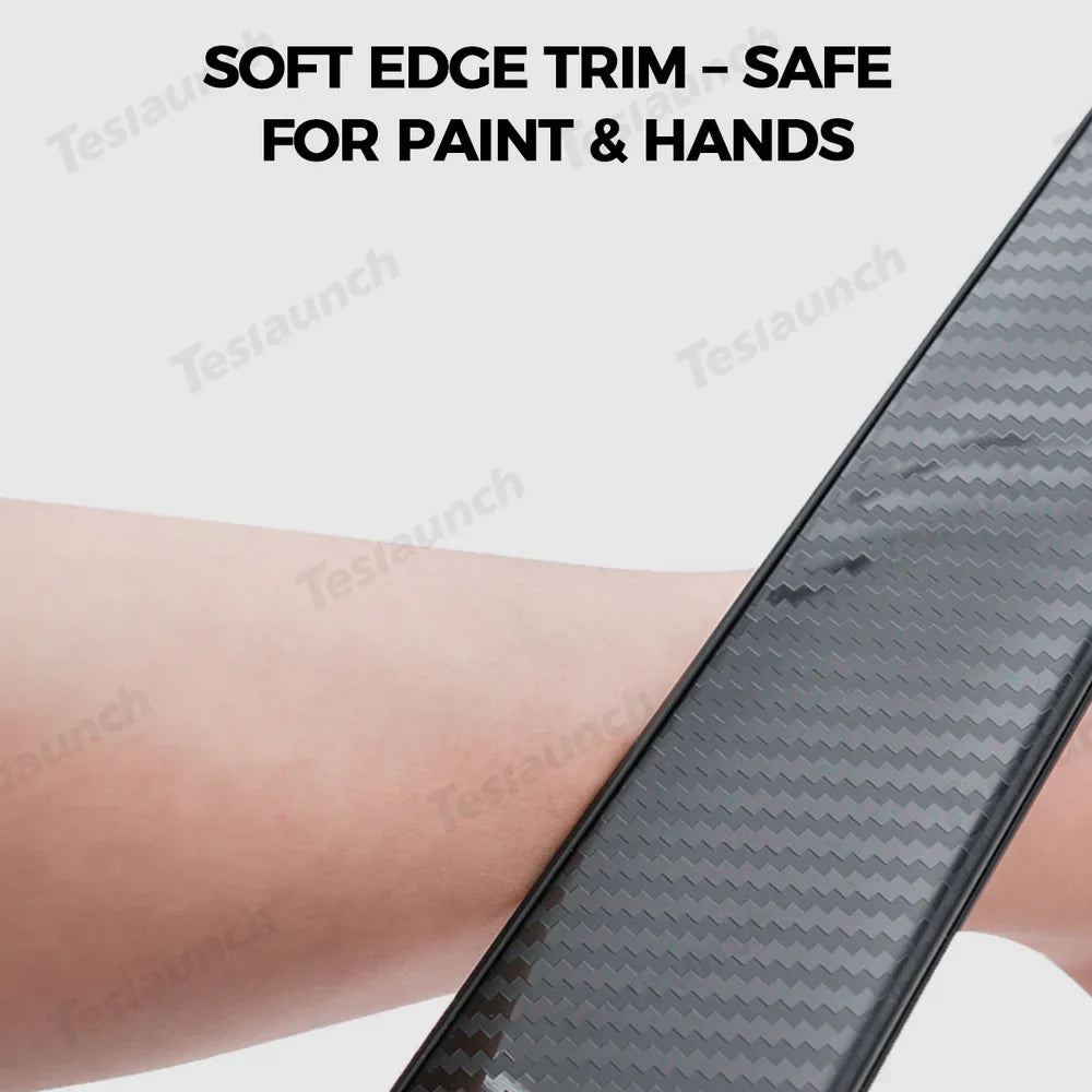 Stainless Steel Front & Rear Bumper Protector Trim for Tesla Model Y Juniper 2025+