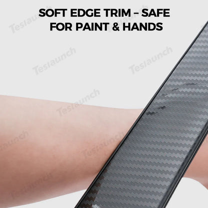 Stainless Steel Front & Rear Bumper Protector Trim for Tesla Model Y Juniper 2025+