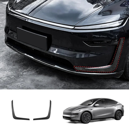 Stainless Steel Front & Rear Bumper Protector Trim for Tesla Model Y Juniper 2025+ Buy in separate Black Side Trims 2PCS