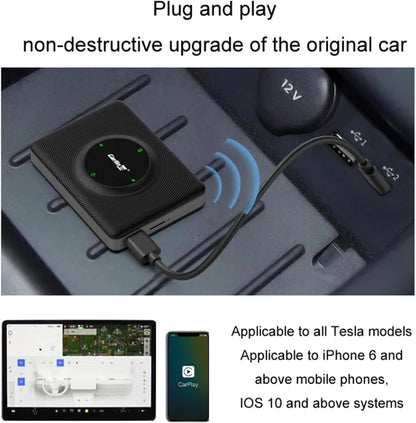 Portable Android Auto Apple Carplay Adapter For Telsa Model 3/X/Y/S