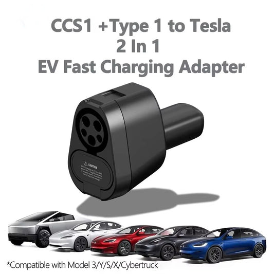Cybertruck CCS1 x J1772 to Tesla(NACS) Fast Charging Adapter for Tesla Model 3/Y/S/X/Cybertruck