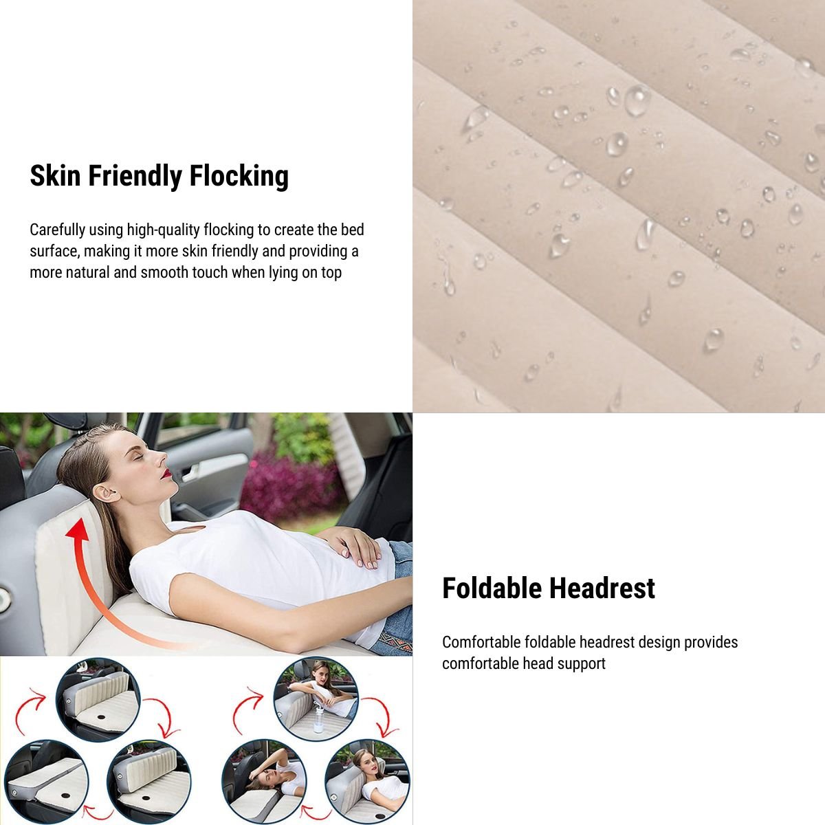 Camping Mattress Air Mattress Bed Inflatable Bed for Tesla Model 3/S/Y/X