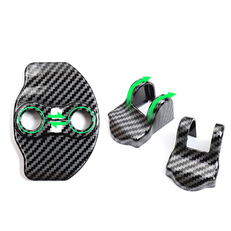 Car Door Lock Covers Caps for Tesla Model 3 / Y Set of 6