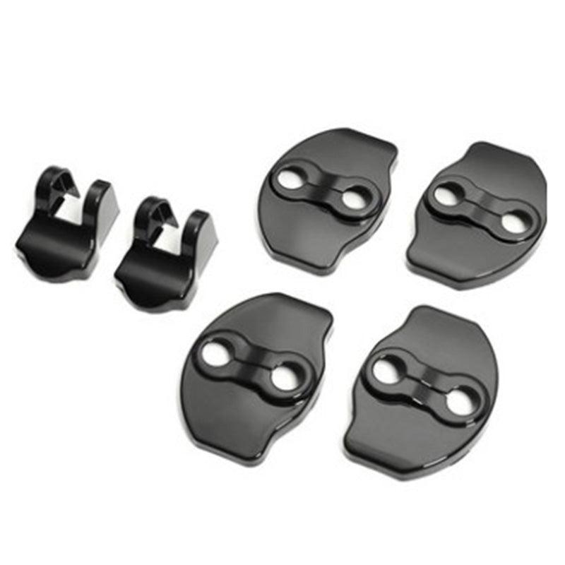Car Door Lock Covers Caps for Tesla Model 3 / Y Set of 6 Black