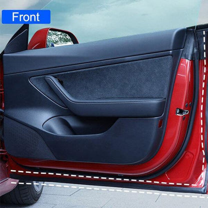 Car Door Seal Strip Kit Soundproof Rubber for Tesla Model S/3/X/Y